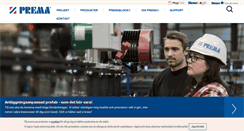 Desktop Screenshot of prema.se