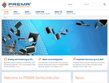 Tablet Screenshot of prema.com